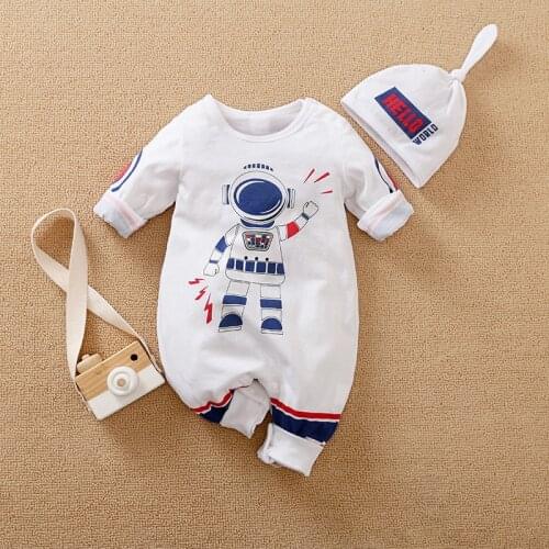 Baby Boy Clothes Astronaut Newborn Romper Clothing Infant Jumpsuit Children Outfit Onesie Costume 0 3 6 9 12 Month Overalls