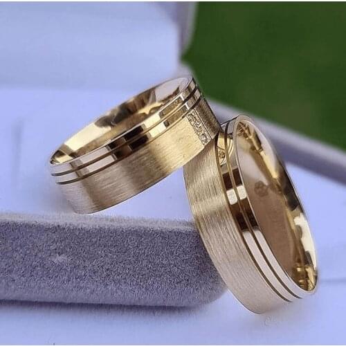 SILVERFONI 925 Sterling Real Silver Wedding Rings Set For Men And Women Jewelry Hand Made Anniversary Gift New Season Pattern