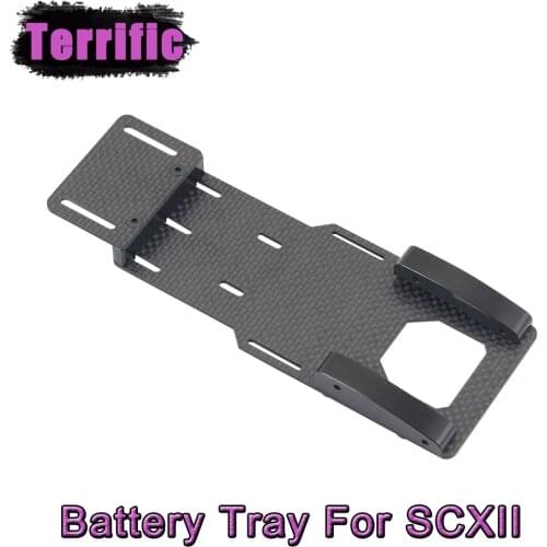 Metal Low Gravity Center Battery Mounting Plate Adjustable ESC Mount for 1/10 RC Crawler Car Axial SCX10 II 90046 90047