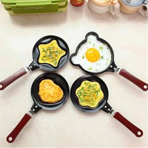 Mini Egg Breakfast Fryer Multi-styles Non-stick Pan Pancakes Crepe Pan Molds For Home Kitchen Frying Pan RE