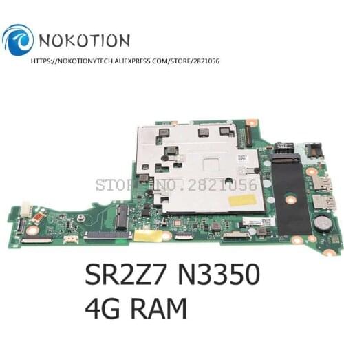 NOKOTION NBGNT11004 NBGNT110047 For ACER Aspire 3 A315-51 Laptop Motherboard DA0Z8PMB8D0 SR2Z7 N3350 CPU 4G RAM