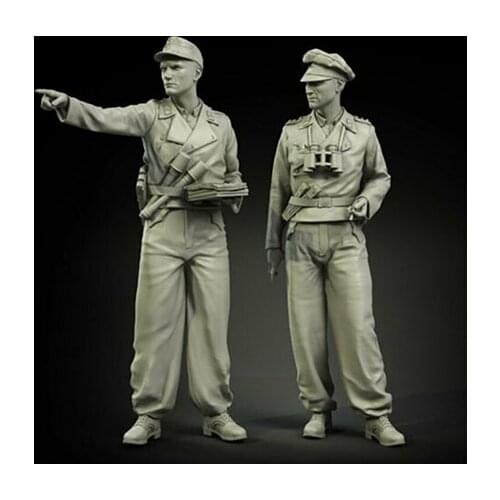 New Unassembled 1/35 ancient Close Combat Officers Set include 2 Resin Figure Unpainted Model Kit