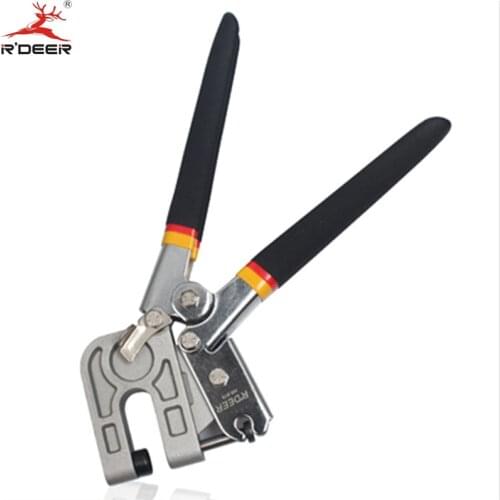 RDEER 0.5-0.8mm Specialiied Trim-steel Keel Fixture Pliers One-Hand Punching Pliers Keel Fixing Multi Tools Hand Tools