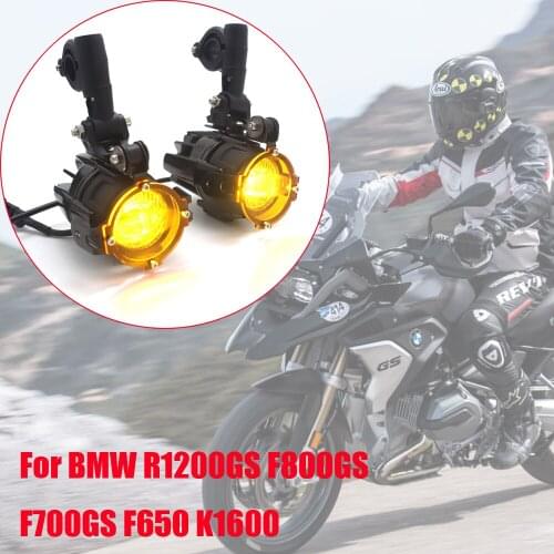 FADUIES Motocycle Fog Lights Line with relay For BMW Motorcycle LED Auxiliary Fog Light Driving Lamp For BMW R1200GS