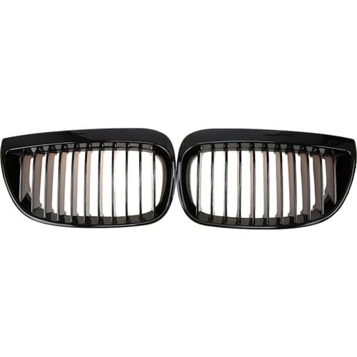 GRILLES GLOSS BLACK KIDNEY GRILL FOR BMW E81 E87 E88 1 SERIES 04-07