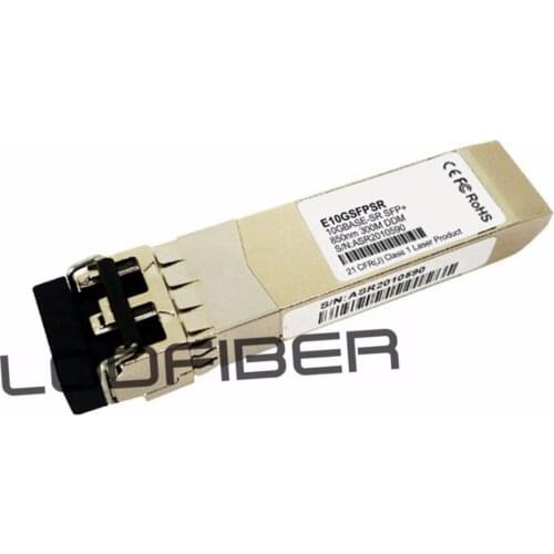 Intel E10GSFPSR Compatible 1000BASE-SX and 10GBASE-SR SFP+ 850nm 300m DOM Transceiver