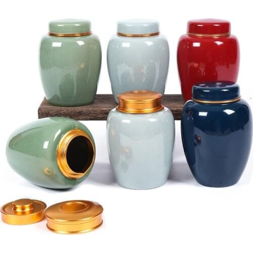 Cremation Urn for Human Ashes Adult Funeral Urn Handcrafted Burial Urns to Honors Your Loved One Screw Double layer screw Cap