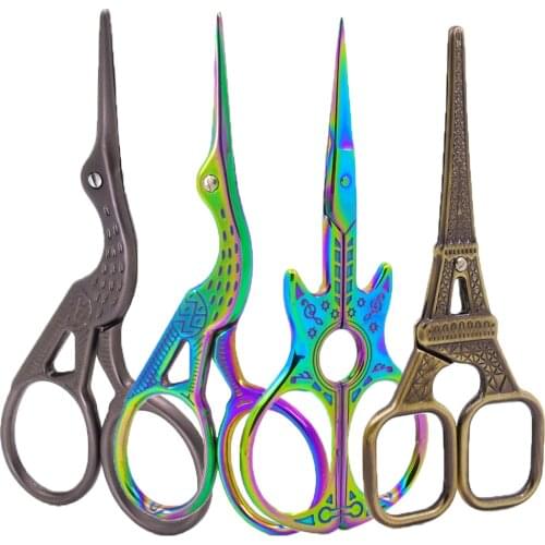 Vintage Sewing Scissors Guitar Embroidery Scissors for DIY Craft Sewing Accessories Sewing and Needlework Vintage Tailor Scissor