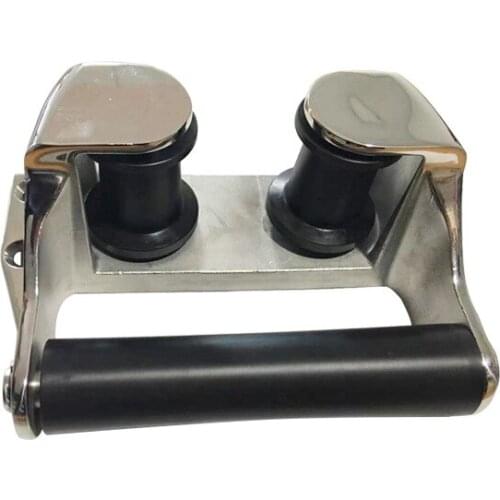 1 Pcs Boat Stainless Steel Heavy Duty Cross Bollard Double For Marine Dinghy Yacht Kayaks