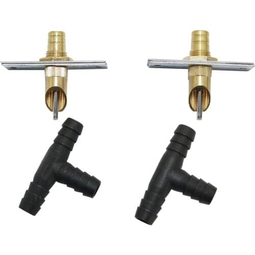 2 Sets Rabbit Drinking Nipple Drinker For Mink Fox Nipple drinker Raccoon Fixtures Cage Accessories Easy Installation