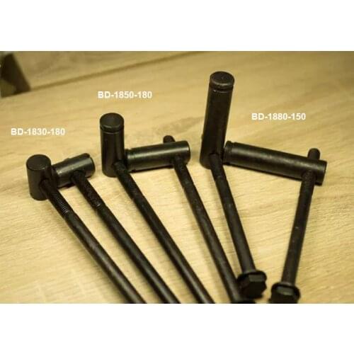 2PC/set Nut Solid Iron Bench Bolts BD1830180, DIY Carpenters Table Workbench Woodworking Accessories