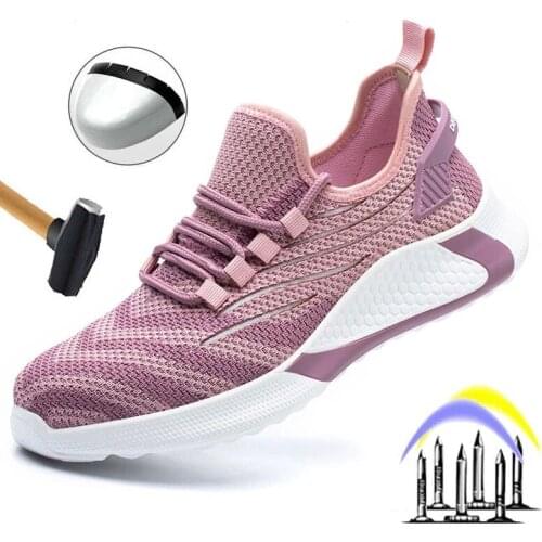 2020 New Mens and Womens Anti Smashing and Anti Piercing Safety Shoes Light and Breathable Work Shoes Wear Resistant and Antis
