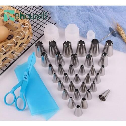 33 Pcs/Set Stainless Steel Icing Piping Cake Nozzles Decoration Pastry Bag Tips Baking Tools For DIY Cake Dessert
