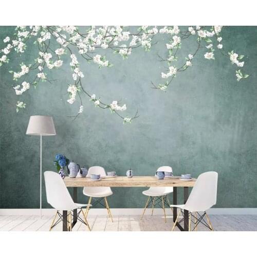 Papel de parede Chinese style flowers and birds 3d wallpaper,living room sofa TV wall bedroom wall papers home decor mural