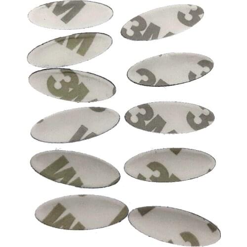 5 pcs 21mm 7.6mm Blue Color Car Key Shell Emblem Symbol Sticker Logo For Ford