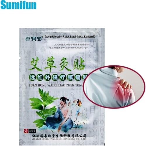 8pcs Pain Relief Patch Wormwood Self-heating Medical Plaster Joint Ache Rheumatoid Arthritis Back Body Analgesic Sticker C1787