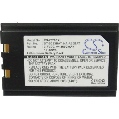 Cameron Sino Battery For Casio Cassiopeia IT-700 M30 Casio Cassiopeia IT-700 M30E DT5023BAT DT-X10 DT-X5 DT-X5M10E,20-36098-01