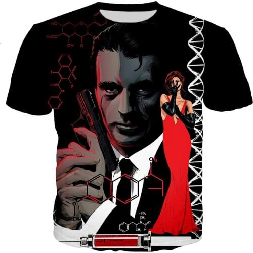 Unisex Movie Film James Bond 007 Men/women New Fashion Cool 3D Printed T-shirts Casual Style Tshirt Streetwear Tops Dropshipping
