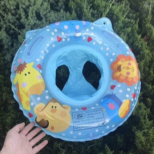 Dubbel Handvat Veiligheid Baby Float Zwemmen Ring Opblaasbare Baby Kids Zwembad Ringen Zwemmen Cirkel Voor Kinderen Zwembad Ring