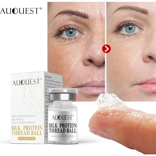 Collagen Silk Protein Thread Ball Face Serum Essence Anti-Aging Anti-Wrinkle Moisturizing Hydrolyzed Gel Cream Face Skin Care
