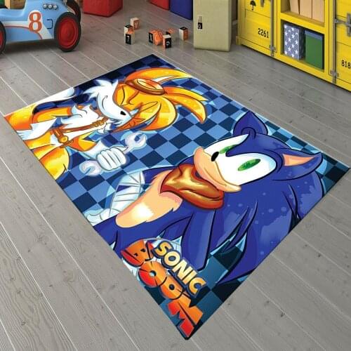 Sonic Boom 2 Patterned Carpet ,Non Slip Floor Carpet,Teens Carpet,Turkish Rug
