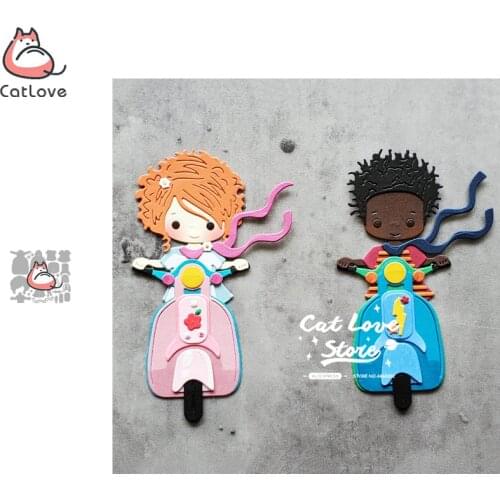 Catlove Electric car Motorcycle Metal Cutting Dies Scrapbooking Stencil Die Cuts Card Making Craft Embossing New Dies For 2020