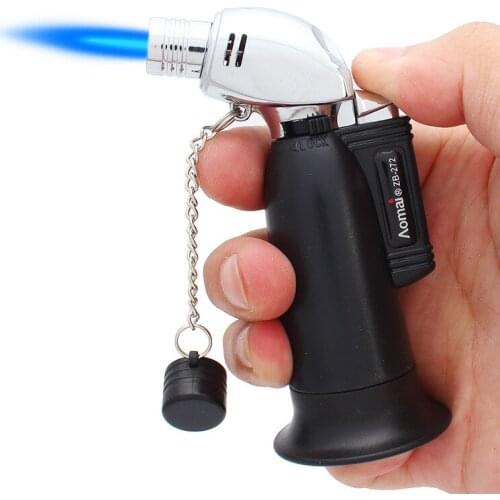 Outdoor BBQ Lighter Cigar Torch Turbo Lighter Jet Butane Gas Cigarette 1300 C Spray Gun Windproof Lighter For Kitchen