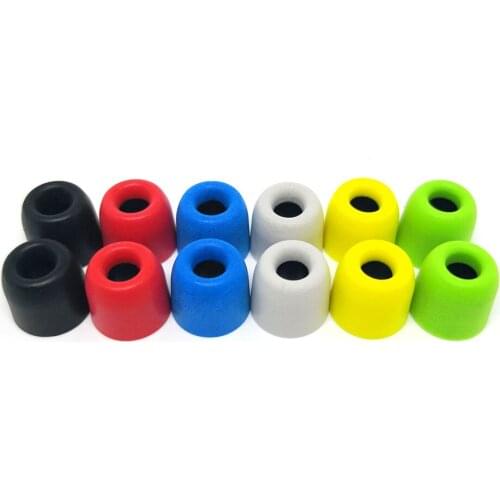 ANJIRUI 12pcs (6 pairs) L/M/S 4.5 mm Ear Pads insulation Memory Foam ear tips foam ear cushions In-ear headphones headset