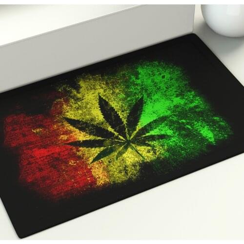 New 3D Print Maple Leaf Floor Mat Livingroom Bedroom Decor Anti Slip Area Rugs Home Decor Art Bohemian Door Carpets Kitchen