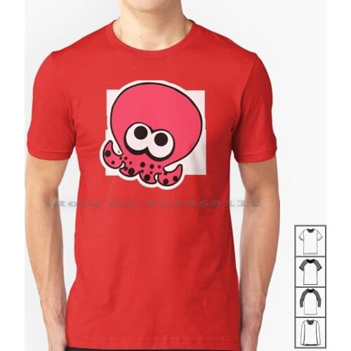 Octo Layered Ls T Shirt 100% Cotton Splatoon Switch Callie Marie Pearl Marina Squid Sisters Inkling Octoling Smash Bros Kart