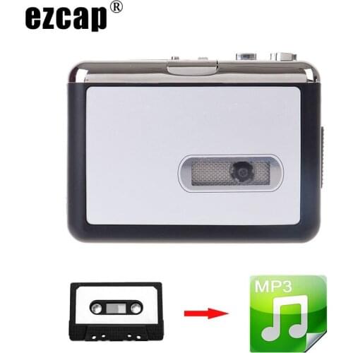 Original Ezcap 218-2 Audio Capture Recorder USB Cassette Tape To MP3 File Converter Walkman Music Player,Convert Tape To PC