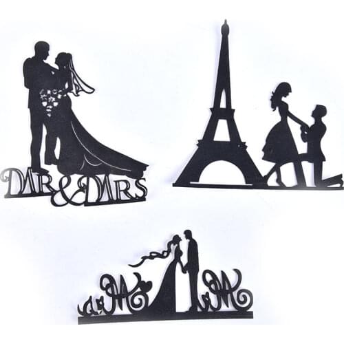 Paris Eiffel Tower Cake Flags Cupcake Wedding Party Decoration Cup Cake Topper