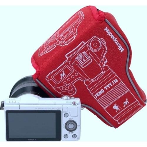 Triangle Waterproof Shockproof Camera Bag Lens Tube Micro Single Protective Case For Fuji XA3 Sony A7 A6500 Canon M5 Nikon D3500