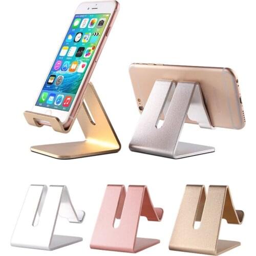 Universal Generic Aluminum Alloy Cell Phone Desk Stand Holder For Phone Ipad Mobile Smartphone Laptops And Tablet New
