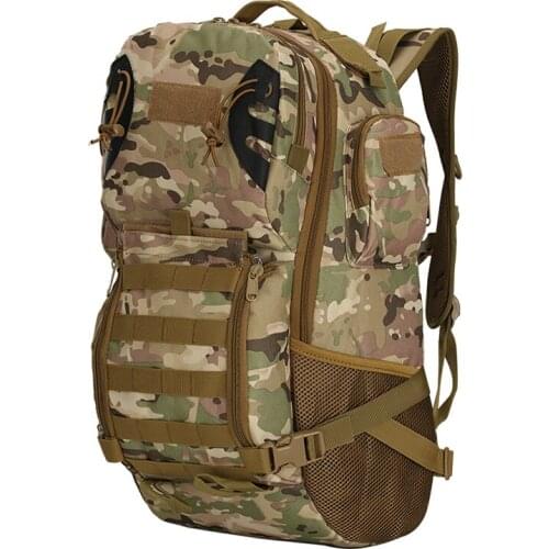 45L Large Capacity Outdoor Travel Mountaineering Bag Canvas Backpacks Army Tactical Packs Hiking Camping Bags for Man Mochilas