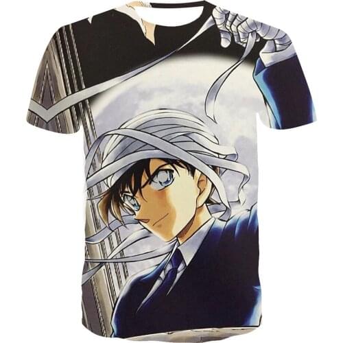 Japanese animation good-looking 3D printing hot sale summer fashion casual sports plus size T-shirt breathable O-neck short slee