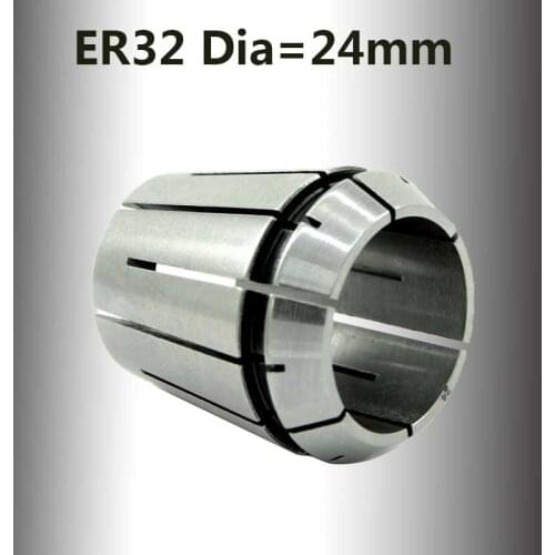 1pcs ER 32 ER32 Oversize 24mm Spring Collet Tool Collets Drill Chuck Arbors CNC Milling Lathe Cutter DIN 6499B Free shipping