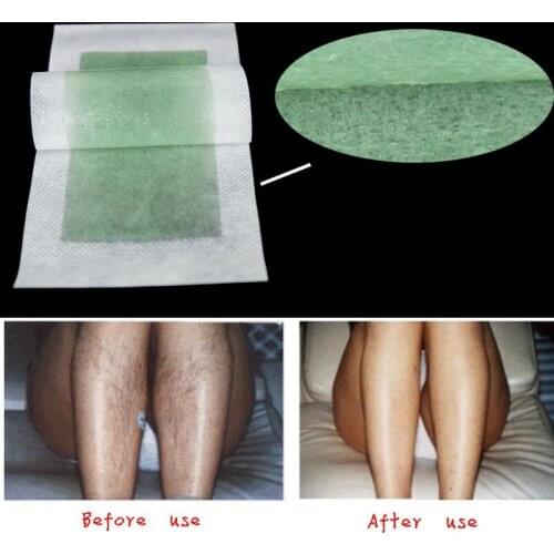 100 PCS 18*9CM Depilatory Wax Armpit Legs Hair Removal Wax Strip One-time Quick Hair removal Sticker 4 Colors Random Sending