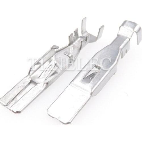 20pcs 6.3mm Male Connector Wire Plugs Socket Terminal Fuse Box Wire Harness Jacket Connection Splice Terminals DJ611A-A6.3B