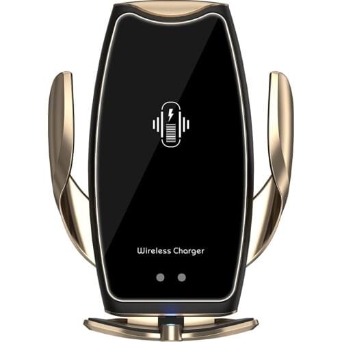 Car Qi Wireless Charger Magnetic Automatic Clamping Fast Charger Universal for Mobile Phones Air Vent Mount Phone Holder