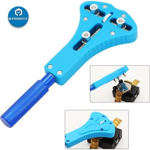 Watch Battery Replacement Tool Kit with Three Claws Watch Back Case Removal Battery Cover Opener Watch Wrench Watch Case Opener