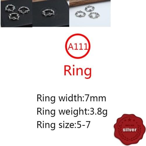 A111 S925 sterling silver ring jewelry personality trend simple cross gold-plated fashion popular hip-hop style gift for lover