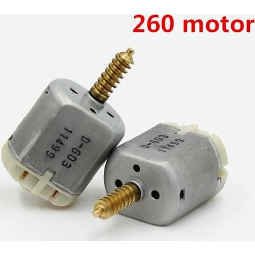 Micro Carbon Brush Motor FC260 Flat DC Motor Worm Gear Output Shaft Car Steer ELV Door Lock for Kia Cerato Rearview Mirror