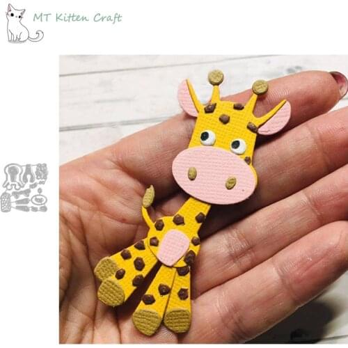 MT Craft Metal Cutting Dies Giraffe Scrapbooking Photo Album Decorative Embossing Stencils Paper Cards Making Crafts Die Cuts