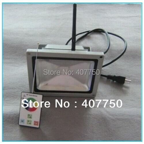 New invention RF control rgb 30w led flood light control range 100m AC85V/265V used for tunnels and mines lighting