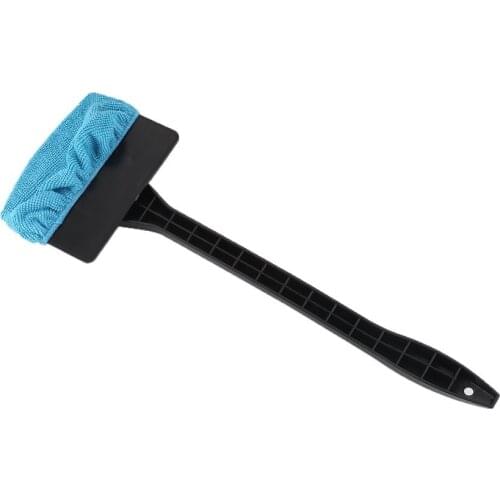 Car Washer Brush Microfiber Window Cleaner Long Handle Dust Car Care Windshield Shine Towel Handy Washable for Car Drop Shipping