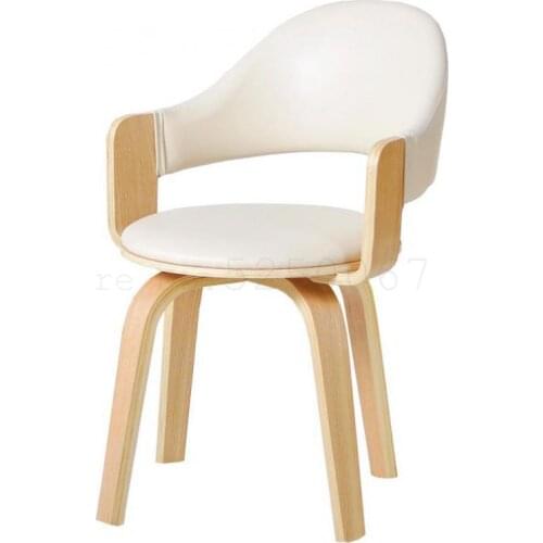 Real Wood Chair Contracted Home Office Chair Study Learning Computer Chair Chair Backrest Cabinet And Leisure Chairs
