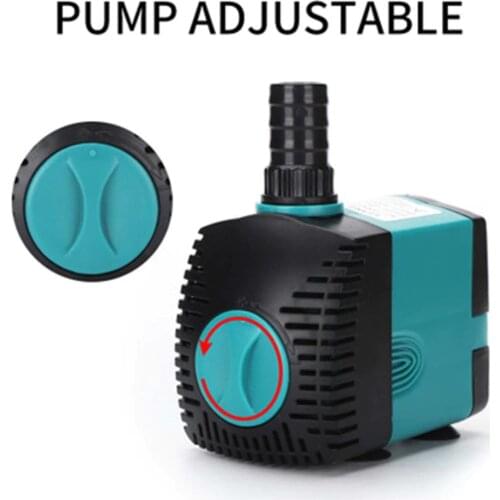 Ultra-Quiet 3/6/10/15/25W Submersible Water Fountain Pump Filter Fish Pond Aquarium Water Pump Wear-resistant Pump Tank Fountain