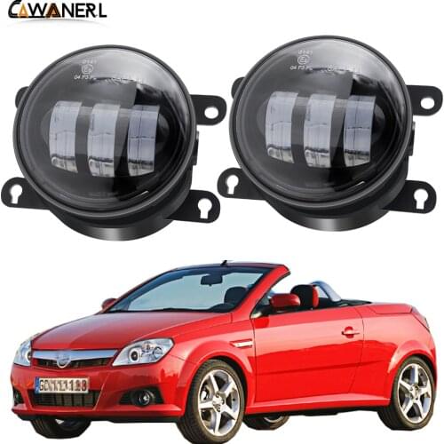 LED Fog Light For Opel Tigra TwinTop Convertible 2004 2005 2006 Car Front Bumper Fog Lamp Daytime Running Light 30W 6000LM 12V