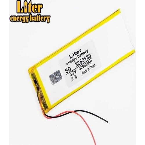 V702 V711 V701 dual-core version of the 3.7V 3253130 3050130 3055130 3000MAH Style Edition Tablet PC built-in battery cell Q9